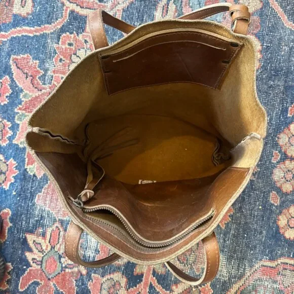 Leather Tote by Arc Of A Diver - Picture 9 of 10